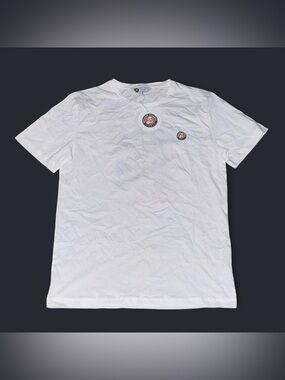 Roland Garros Paris French Open Tennis T-Shirt Mosaique Blanc
